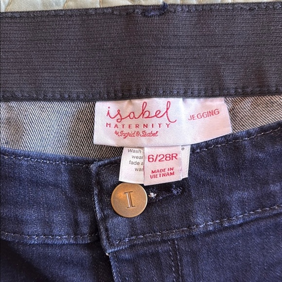 Isabel Maternity Dark Blue Skinny Jeans Size 6/28 - Picture 2 of 10